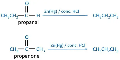 example of clemmensen reduction